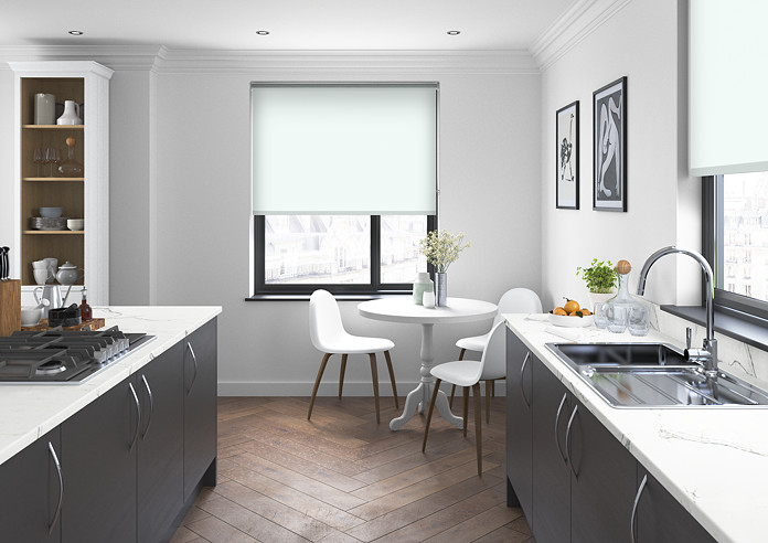 Palermo (Blackout), Cotton - Motorised Roller Blind - Image 5